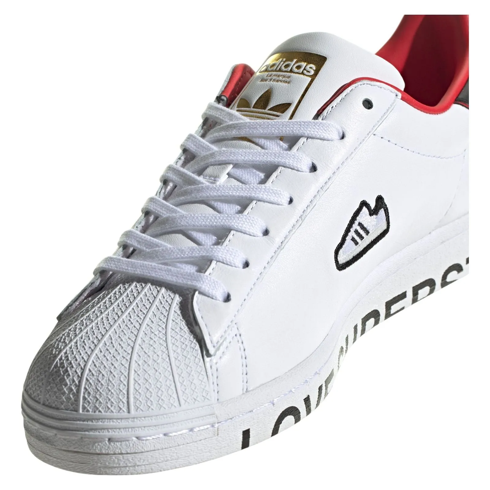 adidas Original Superstar Valentine's Day Shoe - White