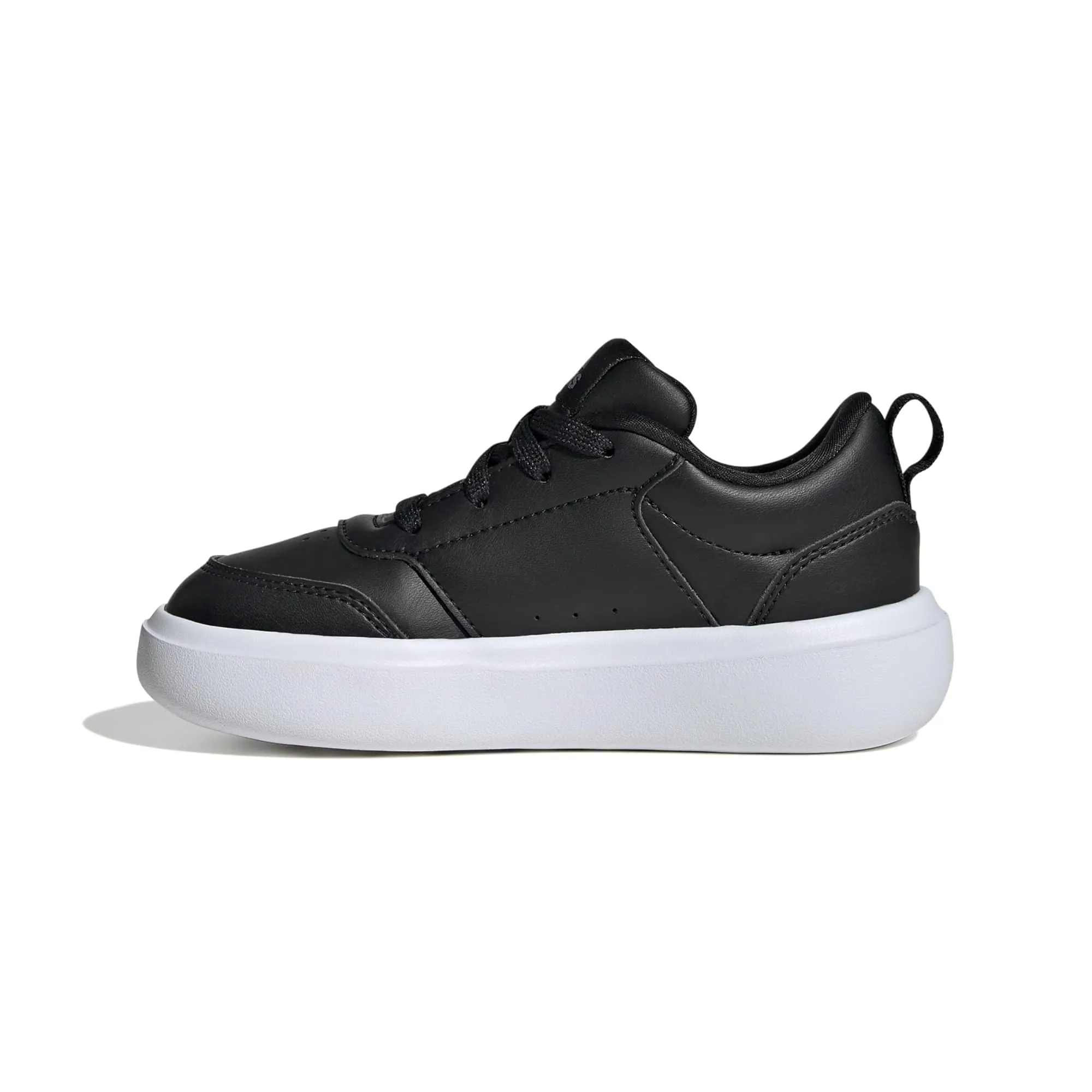 adidas Park St Sneaker, Black/Iron Metallic/White, 5 US Unisex Big Kid