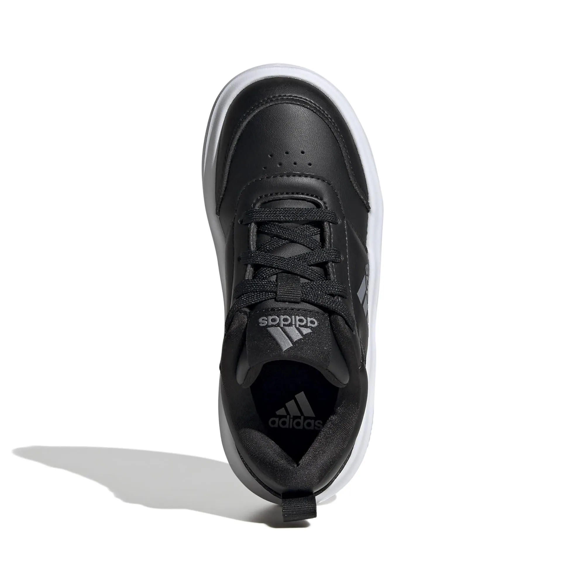 adidas Park St Sneaker, Black/Iron Metallic/White, 5 US Unisex Big Kid