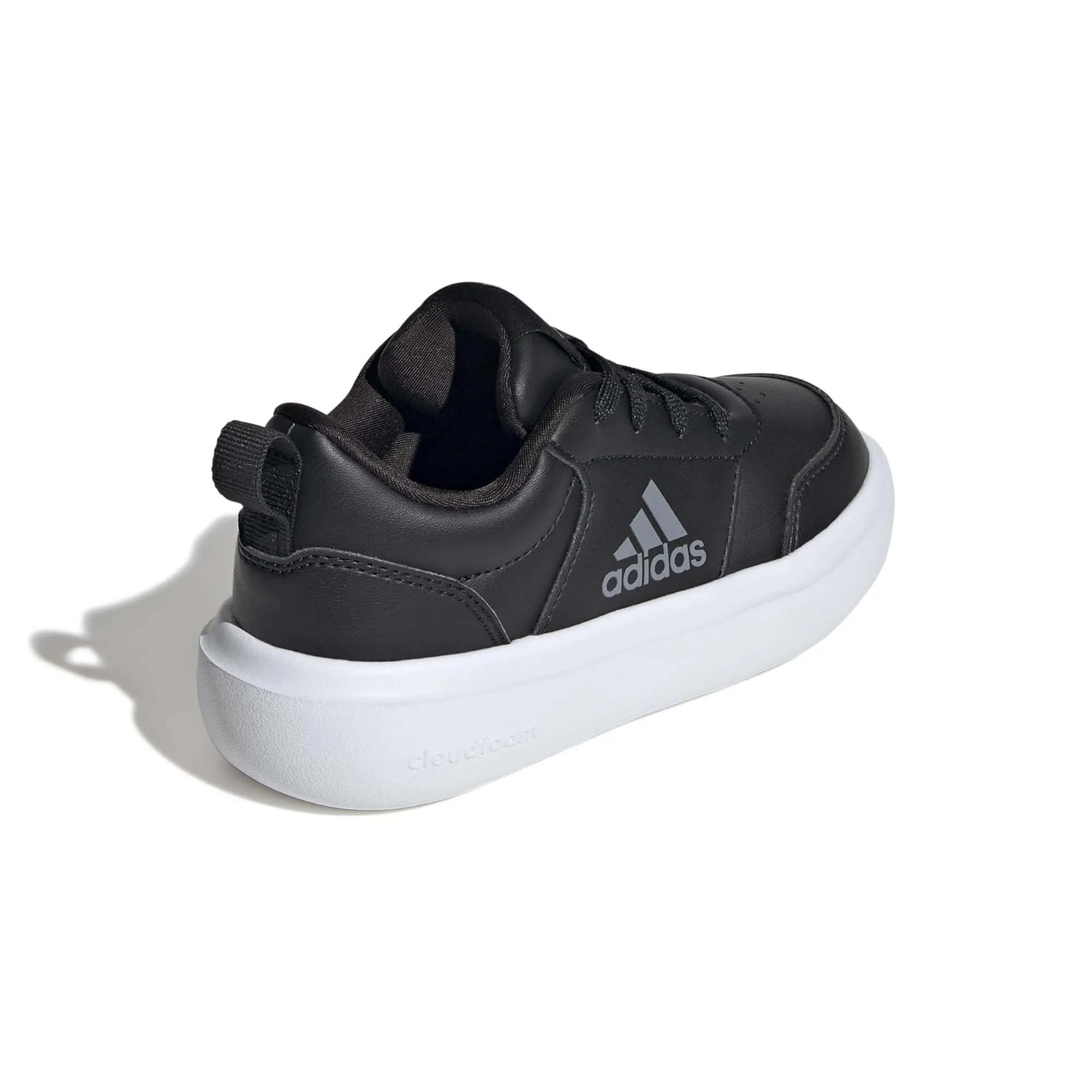 adidas Park St Sneaker, Black/Iron Metallic/White, 5 US Unisex Big Kid