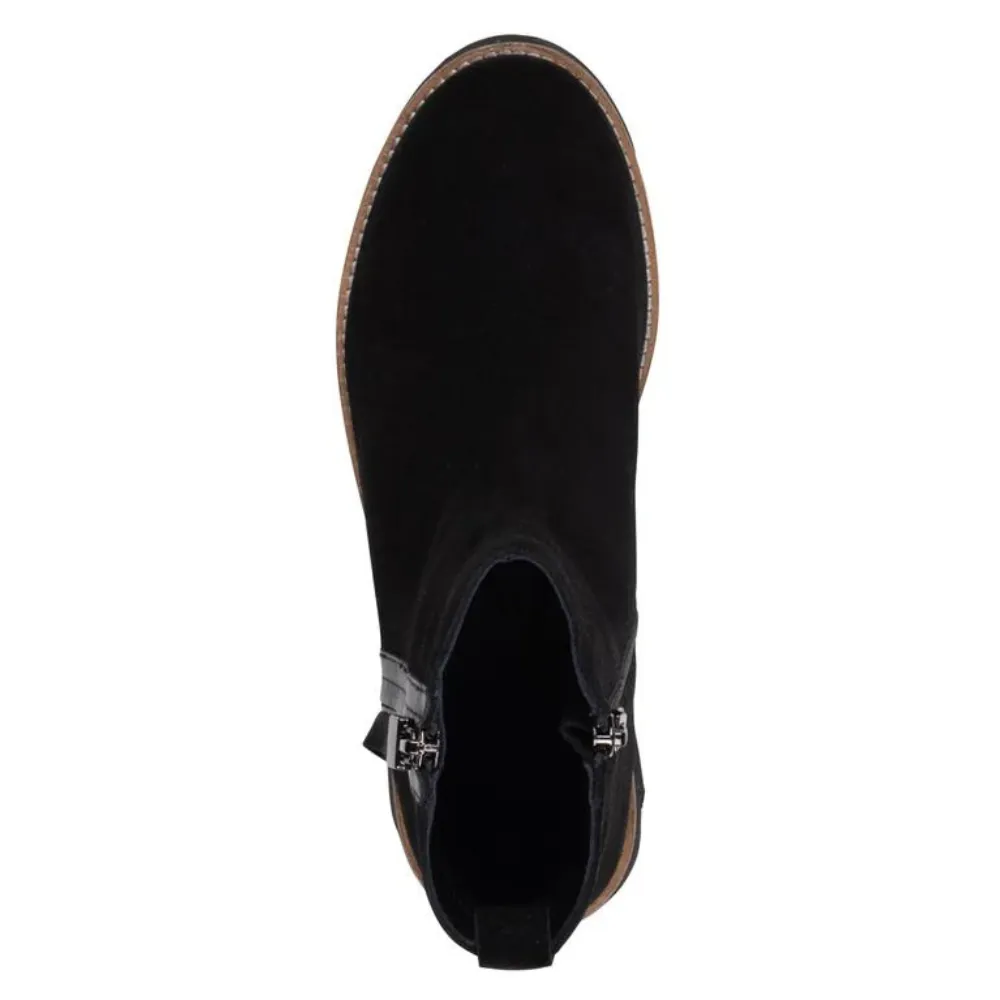 Ara Kingston Black Suede Boot (Women's)