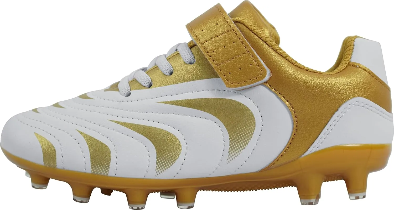 BomKinta Unisex-Child Soccer Cleats - Kids Football Shoes - FG Athletic Outdoor for Boys Girls