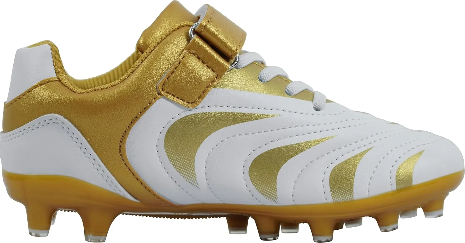 BomKinta Unisex-Child Soccer Cleats - Kids Football Shoes - FG Athletic Outdoor for Boys Girls