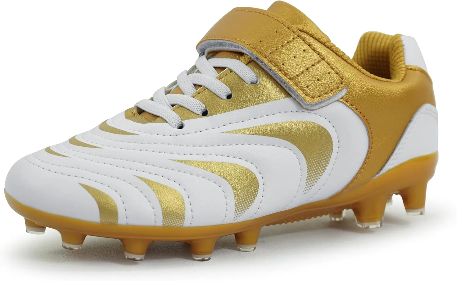 BomKinta Unisex-Child Soccer Cleats - Kids Football Shoes - FG Athletic Outdoor for Boys Girls