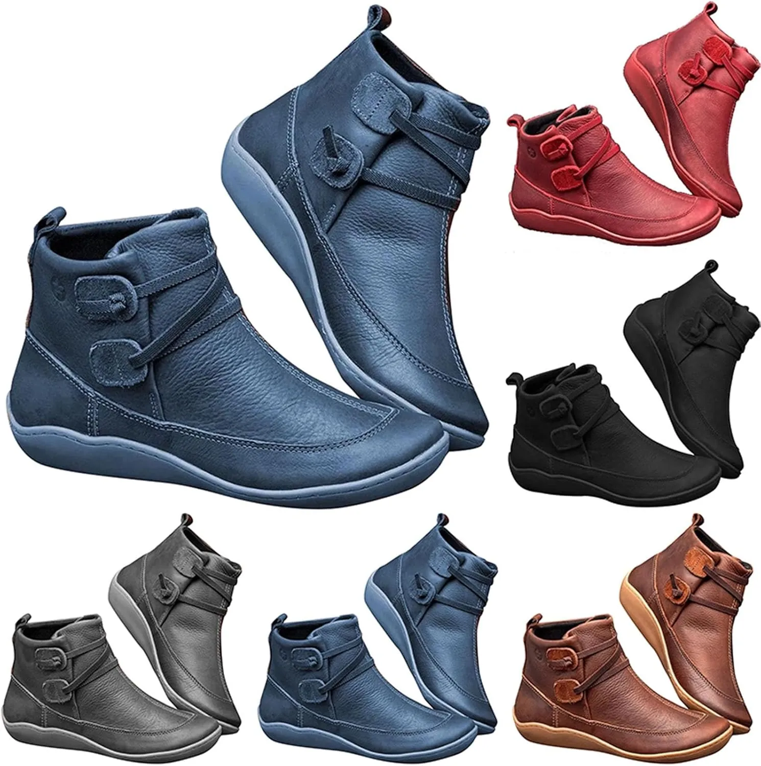 Botines Para Mujer Boots with Heels for Women Women Cowboy Boots Leopard Boots for Women Black Lace Up Ankle Boots Tan Ankle Boots for Women Low Heel