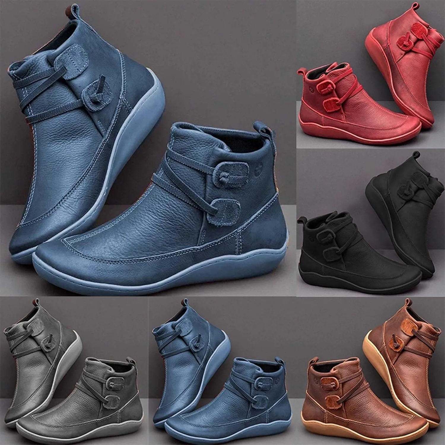 Botines Para Mujer Boots with Heels for Women Women Cowboy Boots Leopard Boots for Women Black Lace Up Ankle Boots Tan Ankle Boots for Women Low Heel