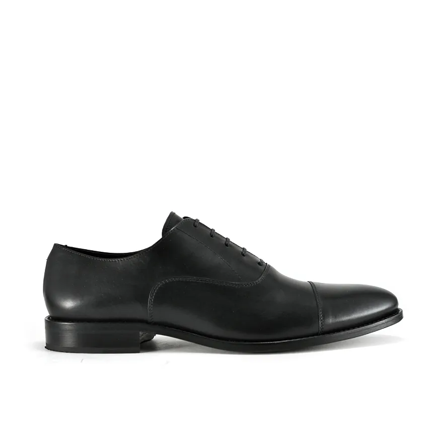 Cap Toe Oxford Black