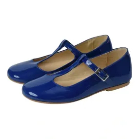 Charlotte - Navy Patent Leather Strap for Girl by Manuela de Juan