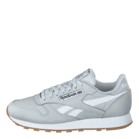 Cl Leather Mu Pure Grey 2/collegiate Navy/wh