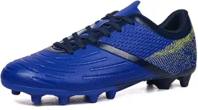 DHOVOR Big Boys Soccer Cleats Football Shoes for Kids Football Cleats Professional Athletic Training Soccer Shoes