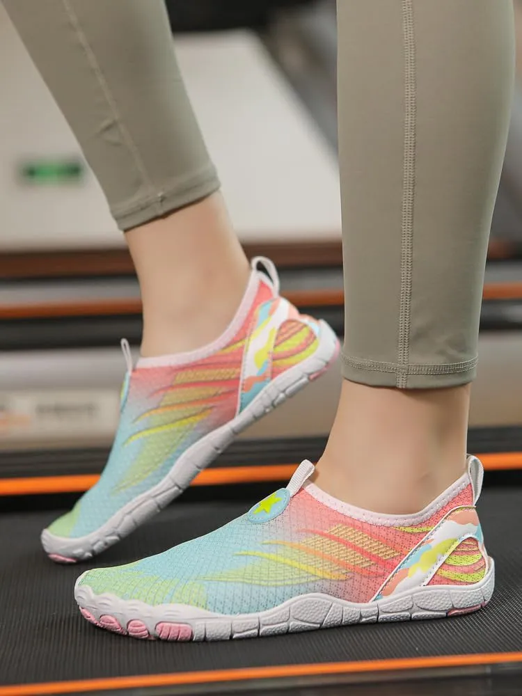 Hike Barefoot Shoes for Women Men Lightweight Quick Dry Athletic Footwear, Breathable & Non-Slip Athletic Footwear Beach Surf Hiking Water Shoes, Zero Drop Athletic Wide Toe Running Shoes