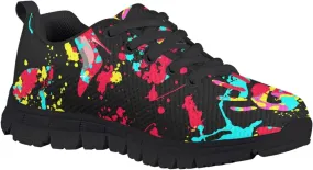 MARSVOVO Print Sneakers for Kids Lightweight Breathable Non Slip Athletic Kids Running Shoes Fashion Most Comfortable School Travel Playing School Walking Shoes for Boys Girls