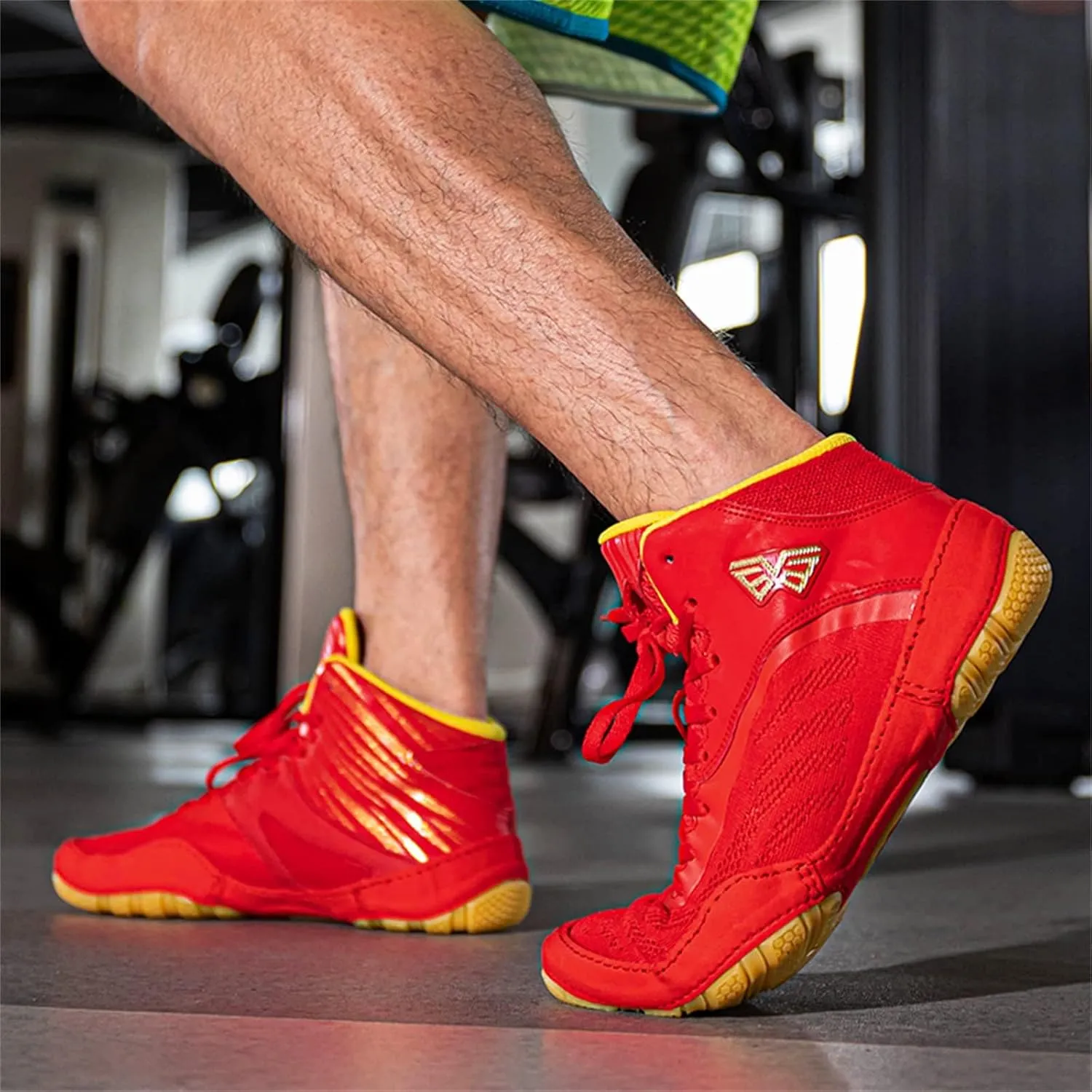 Mens Boxing Shoes Breathable Squat Sports Trainers Casual Wrestling Fitness Athletic Sneakers