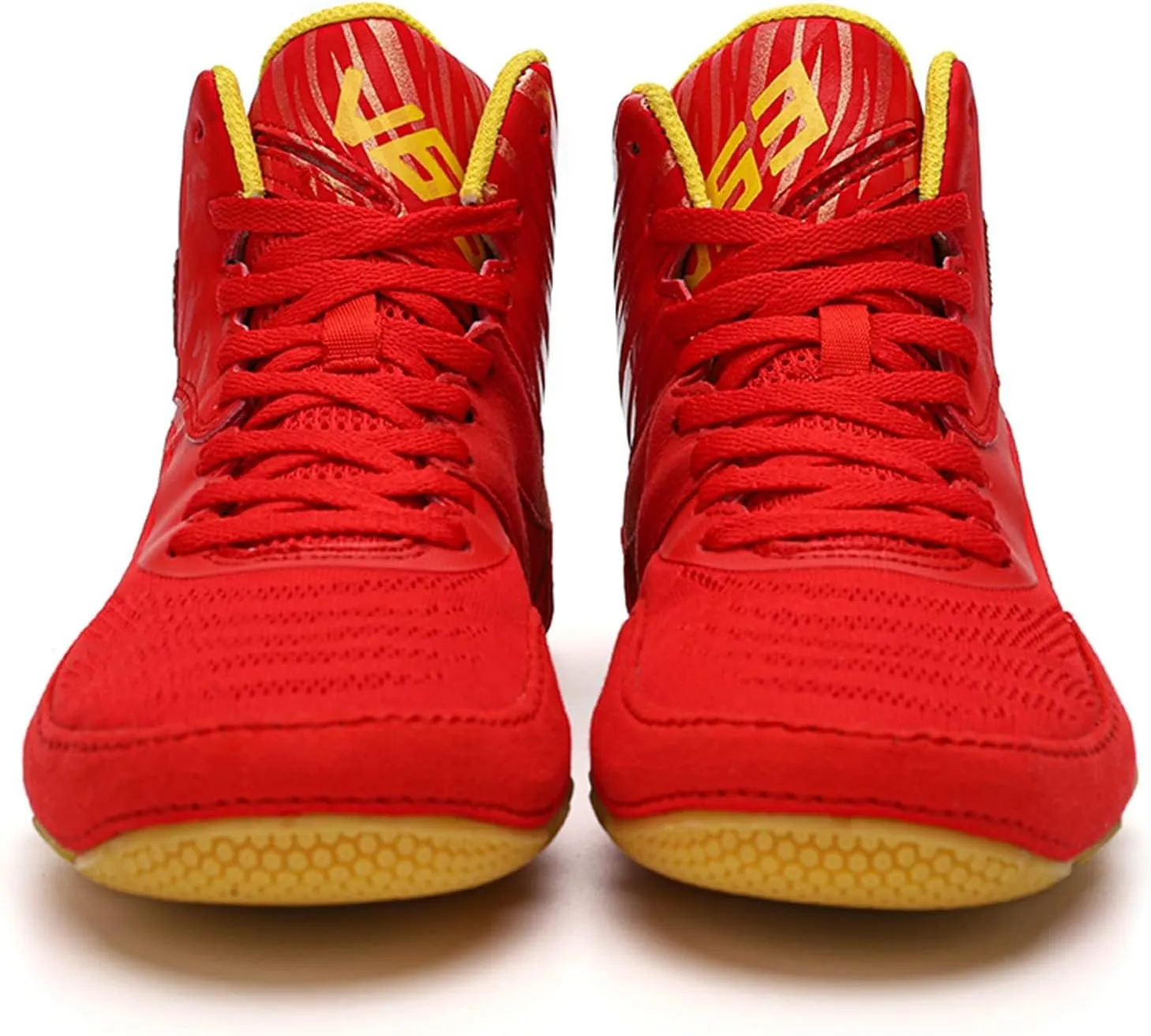 Mens Boxing Shoes Breathable Squat Sports Trainers Casual Wrestling Fitness Athletic Sneakers