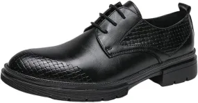Mens Oxfords Leather Dress Shoes Business Party Formal Shoes Fashion Breathable Prom Business Wedding Dress Shoes