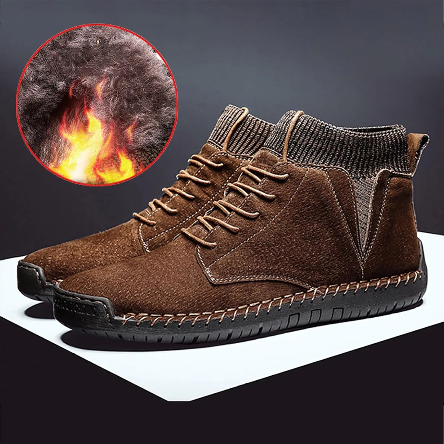 Mens Slip on Sneakers Running Shoes for Men Slip on Lightweight Breathable Fashion Sneakers Black Sneakers