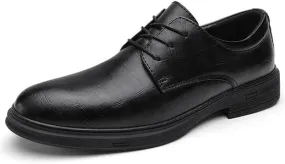 Men's Wingtip Oxford Shoes Vintage Leather Sole Comfortable Work Formal Casual Dress Shoes