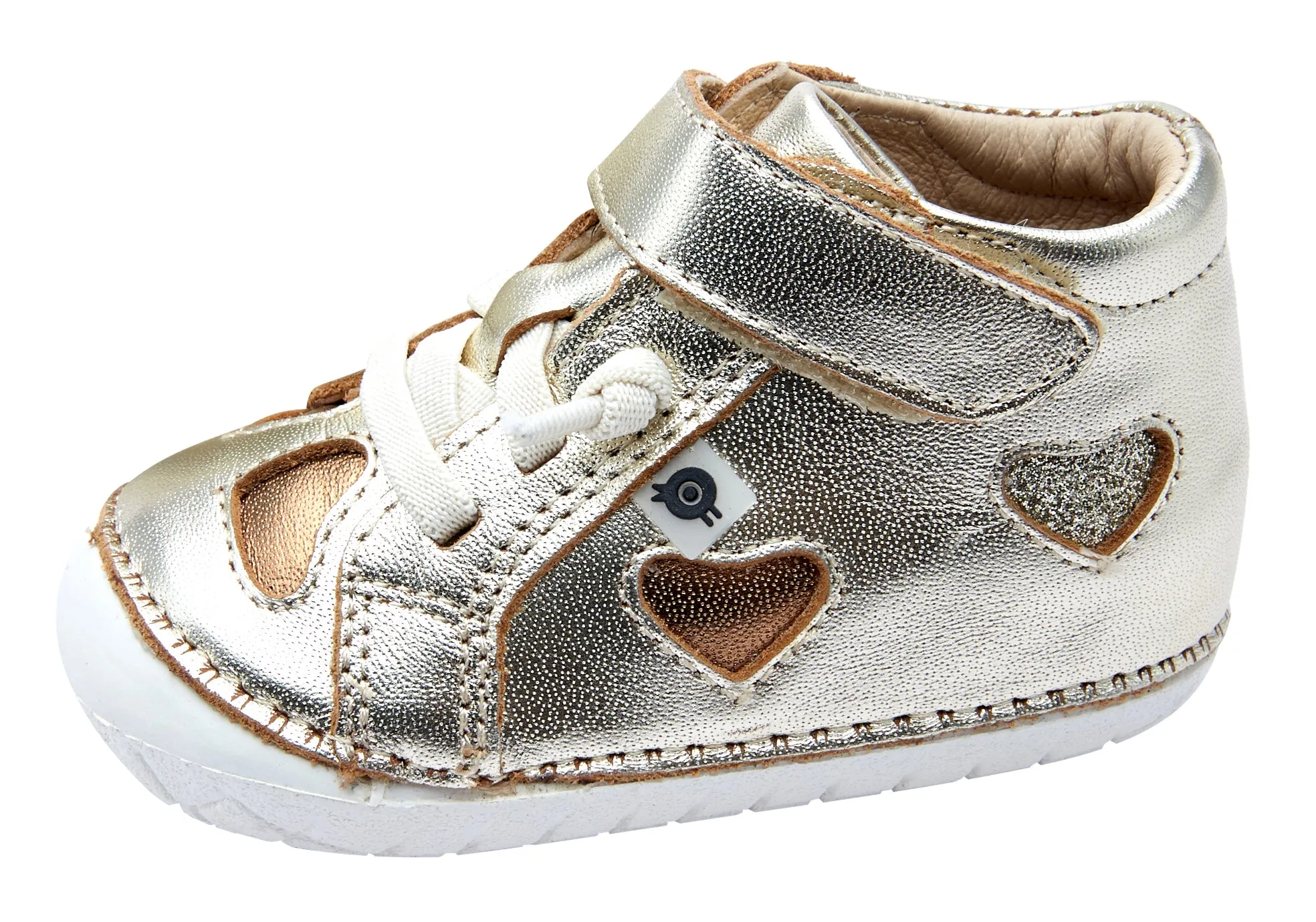 Old Soles Girl's 4084 Love-Ly Pave Sneakers - Gold/Glam Gold/Old Gold