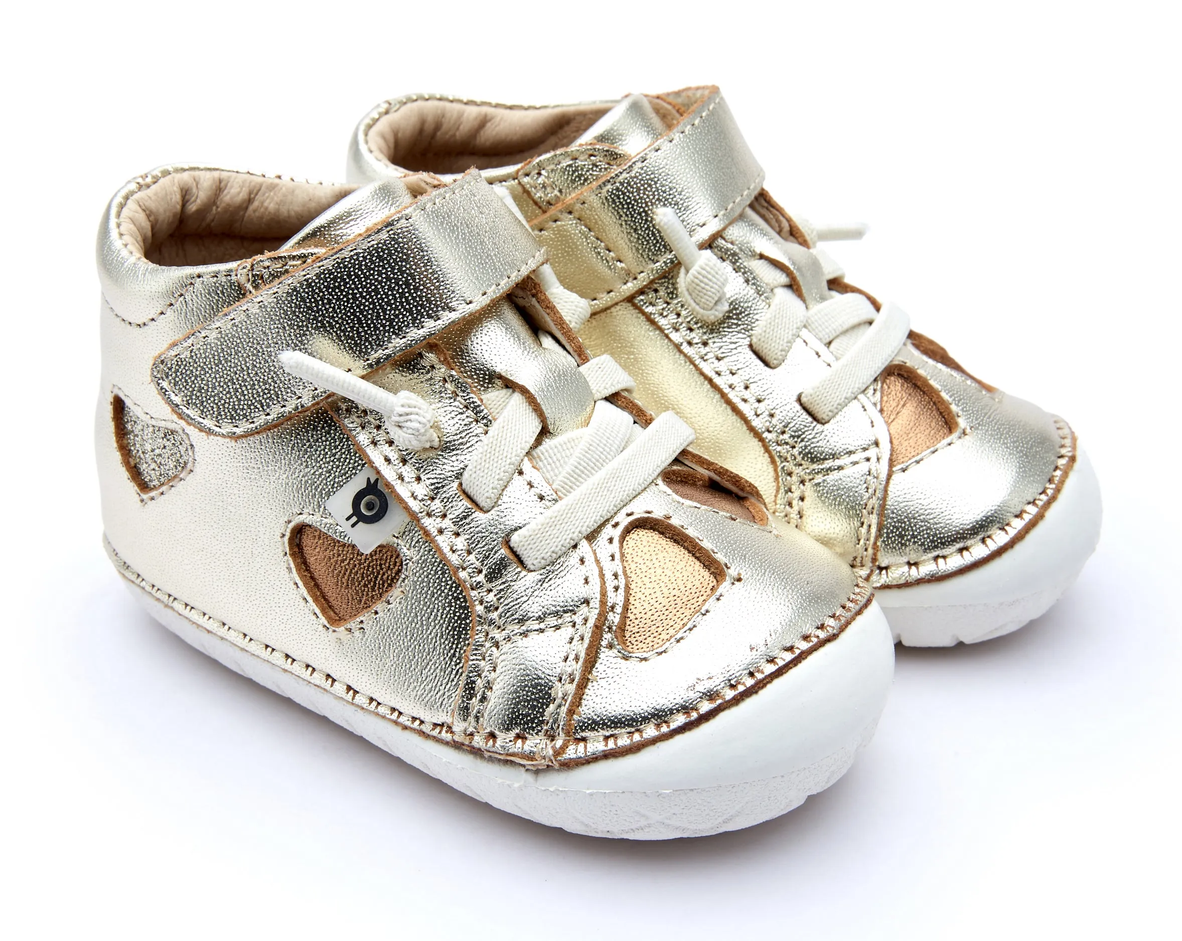 Old Soles Girl's 4084 Love-Ly Pave Sneakers - Gold/Glam Gold/Old Gold