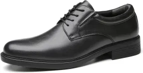 Santimon Men's Microfiber Leather Cap Toe Derby Shoes Fashion Dress Formal Business Tuxedo Shoes