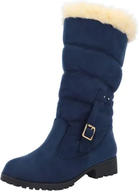 Snow Boots for Women - Waterproof Winter Work Boots with Fleece Lining