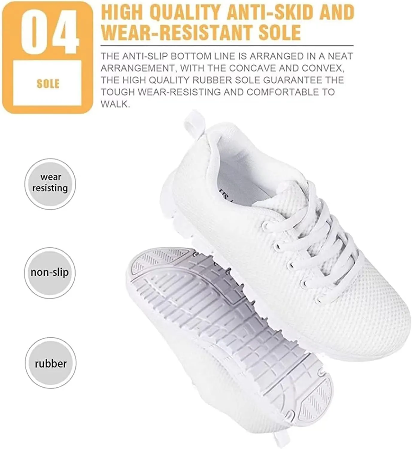ZFRXIGN Boys Girls Running Shoes Size 11-3 Kids Sports Sneakers