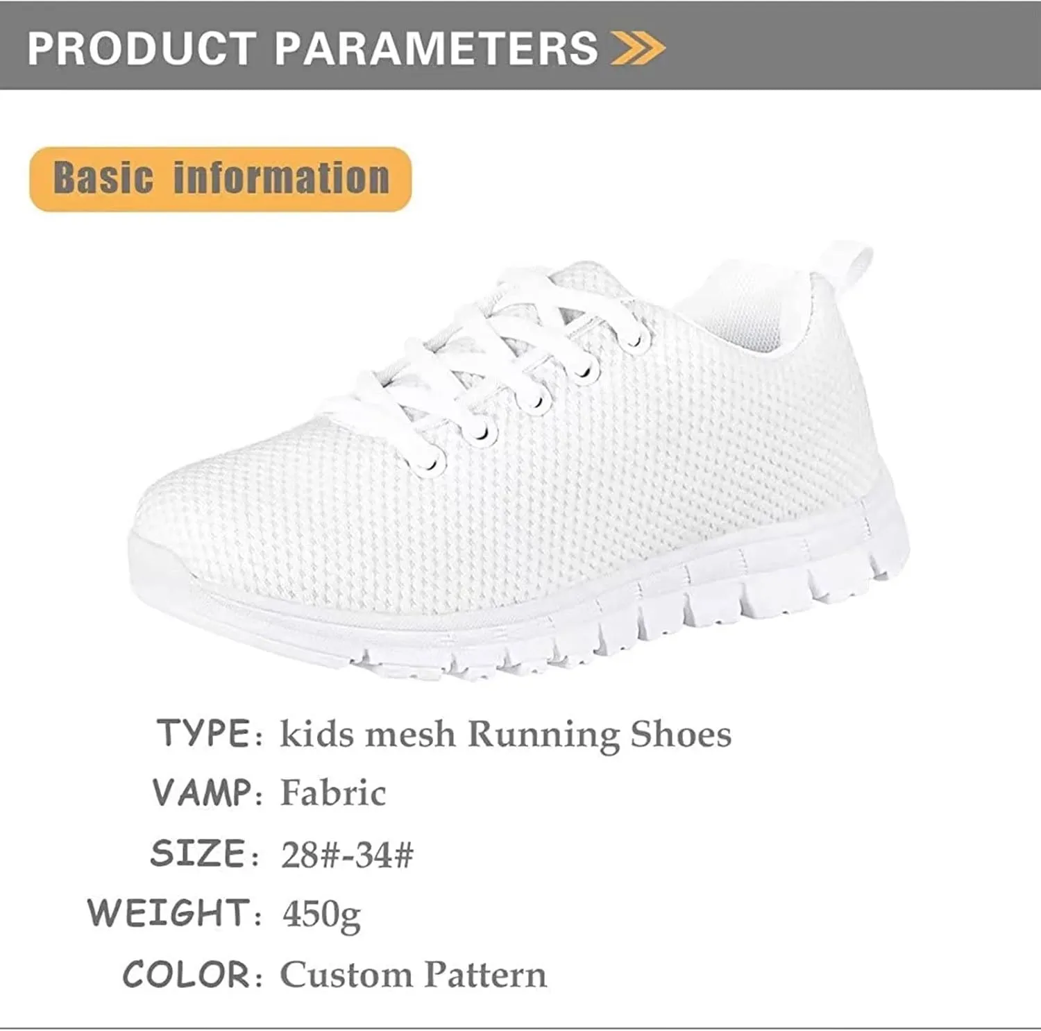 ZFRXIGN Boys Girls Running Shoes Size 11-3 Kids Sports Sneakers